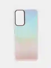 Мятный чехол силиконовый для Note 11, с рисунком, из органического стекла