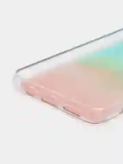 Мятный чехол силиконовый для Note 11, с рисунком, из органического стекла