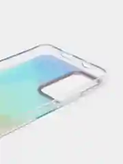 Мятный чехол силиконовый для Note 11, с рисунком, из органического стекла