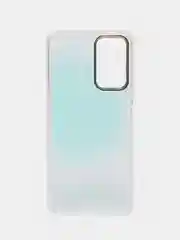 Бирюзовый чехол силиконовый для Note 11, с рисунком, из органического стекла