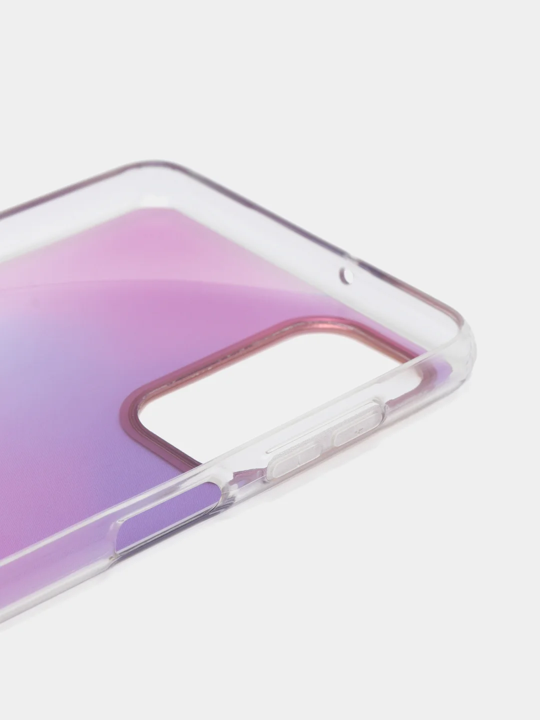 Лавандовый силиконовый чехол Samsung M52 рисунком,из органического стекла