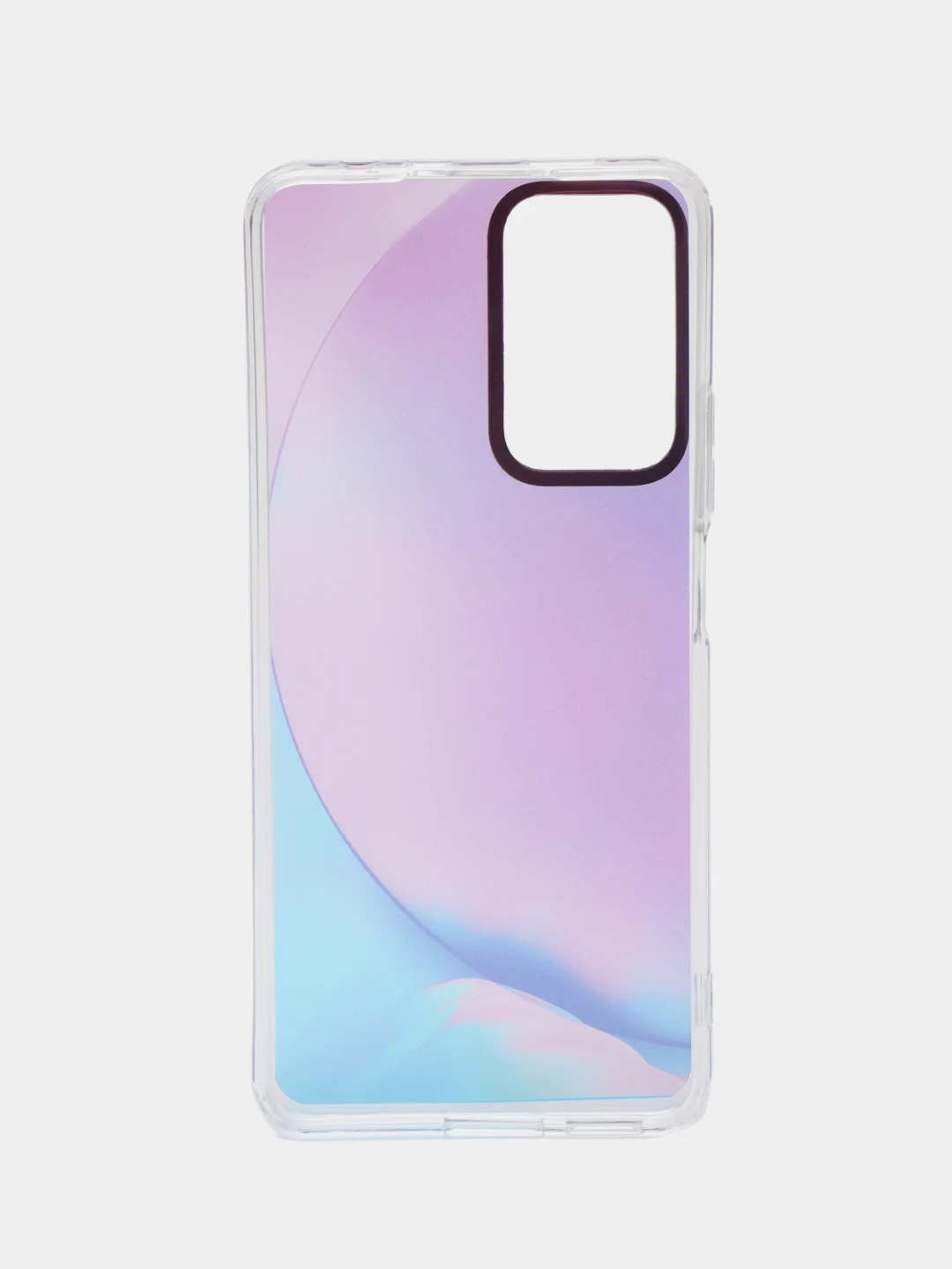 Лавандовый чехол силиконовый для Note 11 Pro, с рисунком, из органического стекла