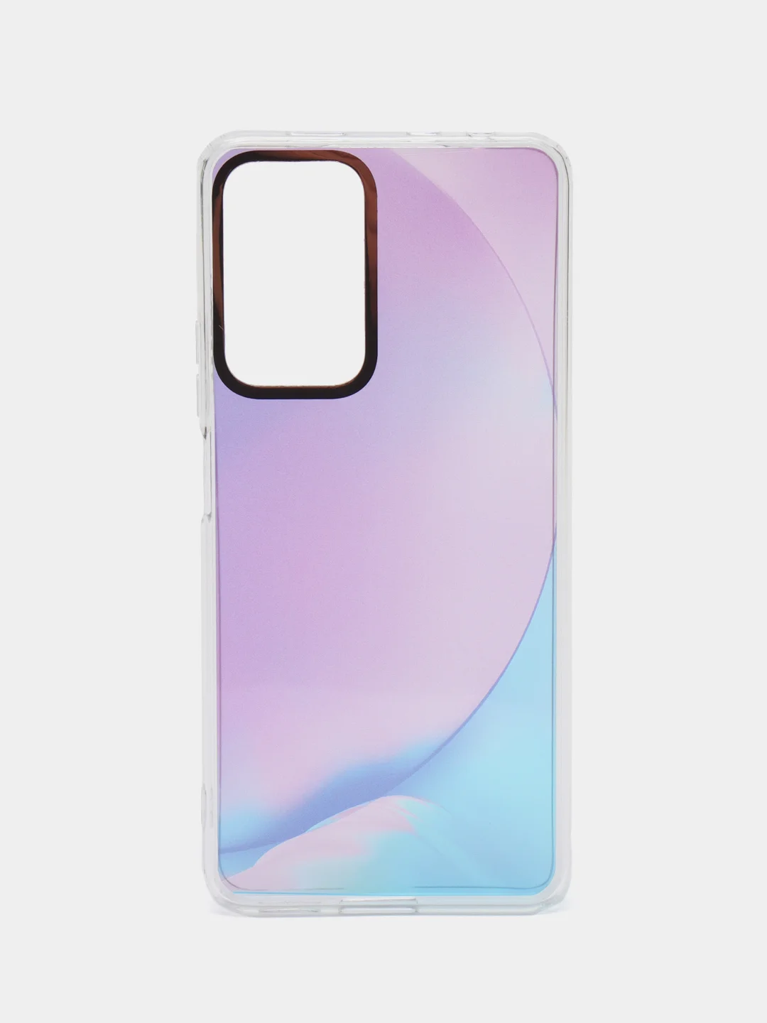 Лавандовый чехол силиконовый для Note 11 Pro, с рисунком, из органического стекла