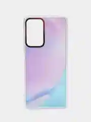 Лавандовый чехол силиконовый для Note 11 Pro, с рисунком, из органического стекла