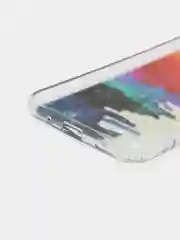 Темно-синий силиконовый чехол Samsung A11 M11 рисунком,из органического стекла