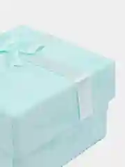 Бирюзовый коробка подарочная для сережек, колец