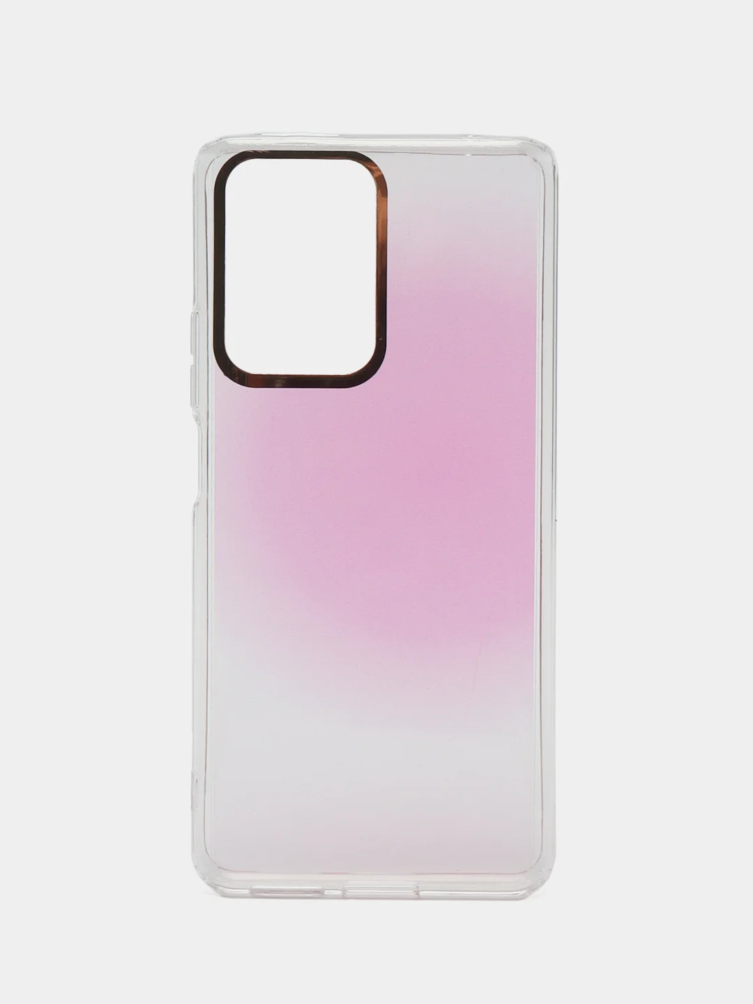Фуксия силиконовый чехол Mi 11t рисунком,из органического стекла