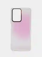 Фуксия силиконовый чехол Mi 11t рисунком,из органического стекла