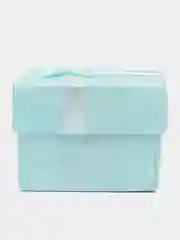 Бирюзовый коробка подарочная для сережек, колец