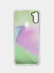 Лесной зеленый силиконовый чехол Samsung A11 M11 рисунком,из органического стекла
