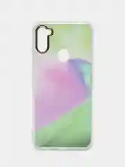 Лесной зеленый силиконовый чехол Samsung A11 M11 рисунком,из органического стекла