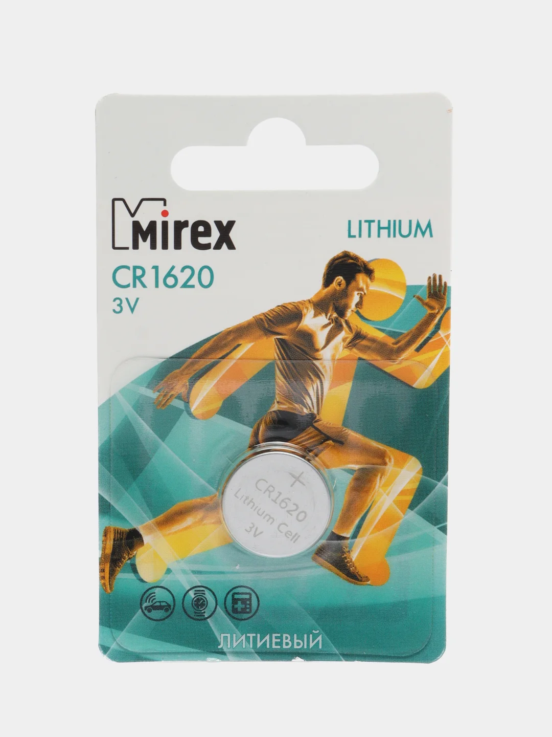 Батарейка литиевая CR 1620 Mirex