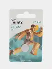 Батарейка литиевая Mirex CR 1220, 3V