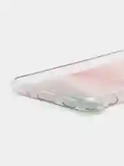 Сиреневый силиконовый чехол Samsung A11 M11 рисунком,из органического стекла
