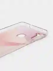 Сиреневый силиконовый чехол Samsung A11 M11 рисунком,из органического стекла