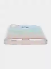 Мятный силиконовый чехол Samsung A11 M11 рисунком,из органического стекла
