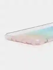 Мятный силиконовый чехол Samsung A11 M11 рисунком,из органического стекла