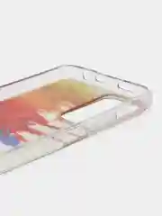 Темно-синий чехол силиконовый для Note 11 Pro, с рисунком, из органического стекла