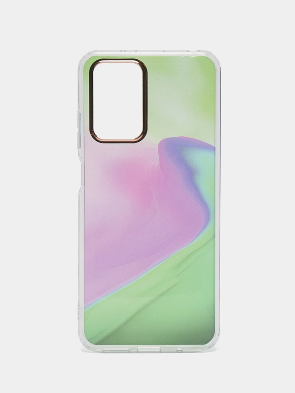 Силиконовый чехол Xiaomi Redmi 10 рисунком,из органического стекла