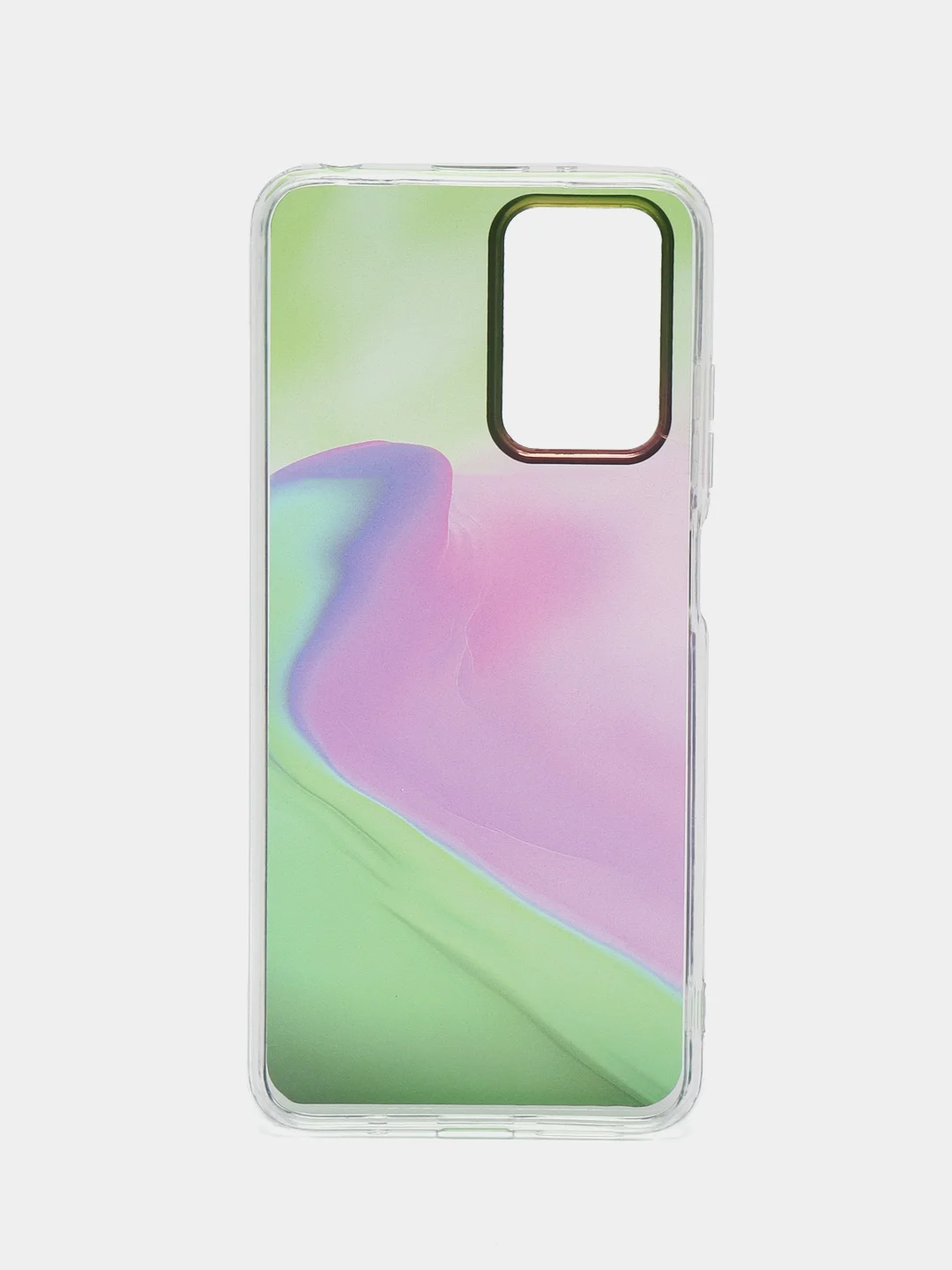 Лайм силиконовый чехол Xiaomi Redmi 10 рисунком,из органического стекла
