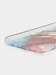 Алый силиконовый чехол Samsung A11 M11 рисунком,из органического стекла