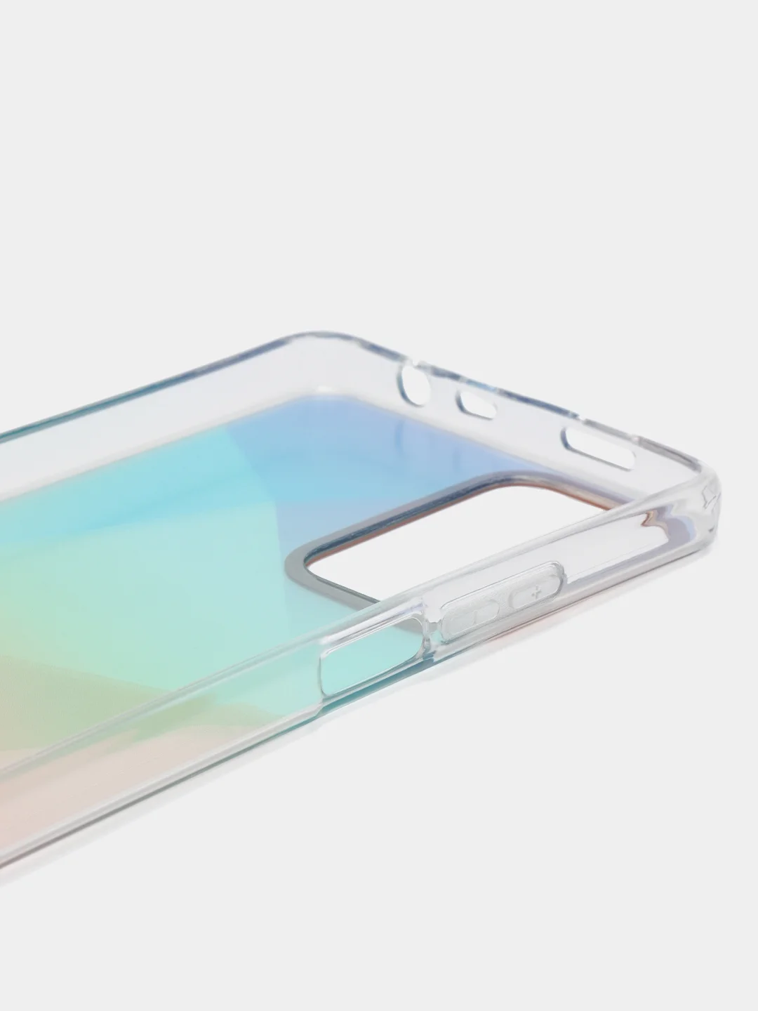 Мятный чехол силиконовый для Note 11 Pro, с рисунком, из органического стекла