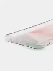 Розовый чехол силиконовый для Note 11, с рисунком, из органического стекла