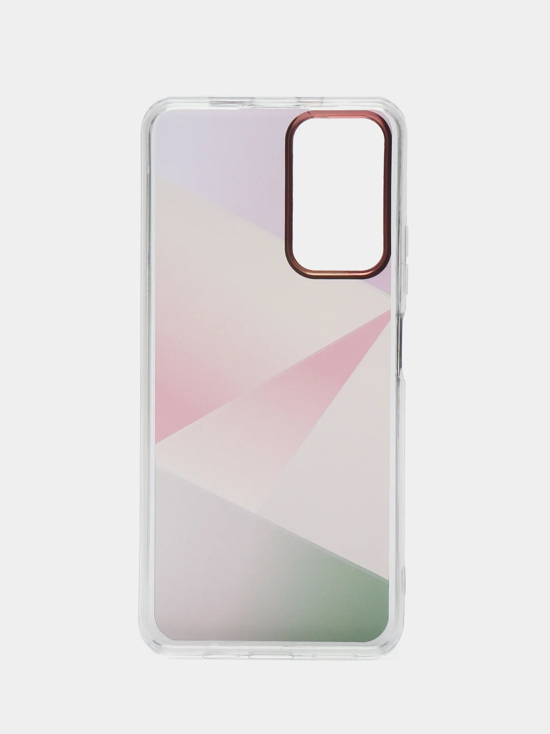 Розовый чехол силиконовый для Note 11, с рисунком, из органического стекла
