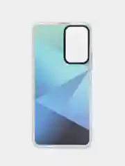 Синий чехол силиконовый для Note 11 Pro, с рисунком, из органического стекла