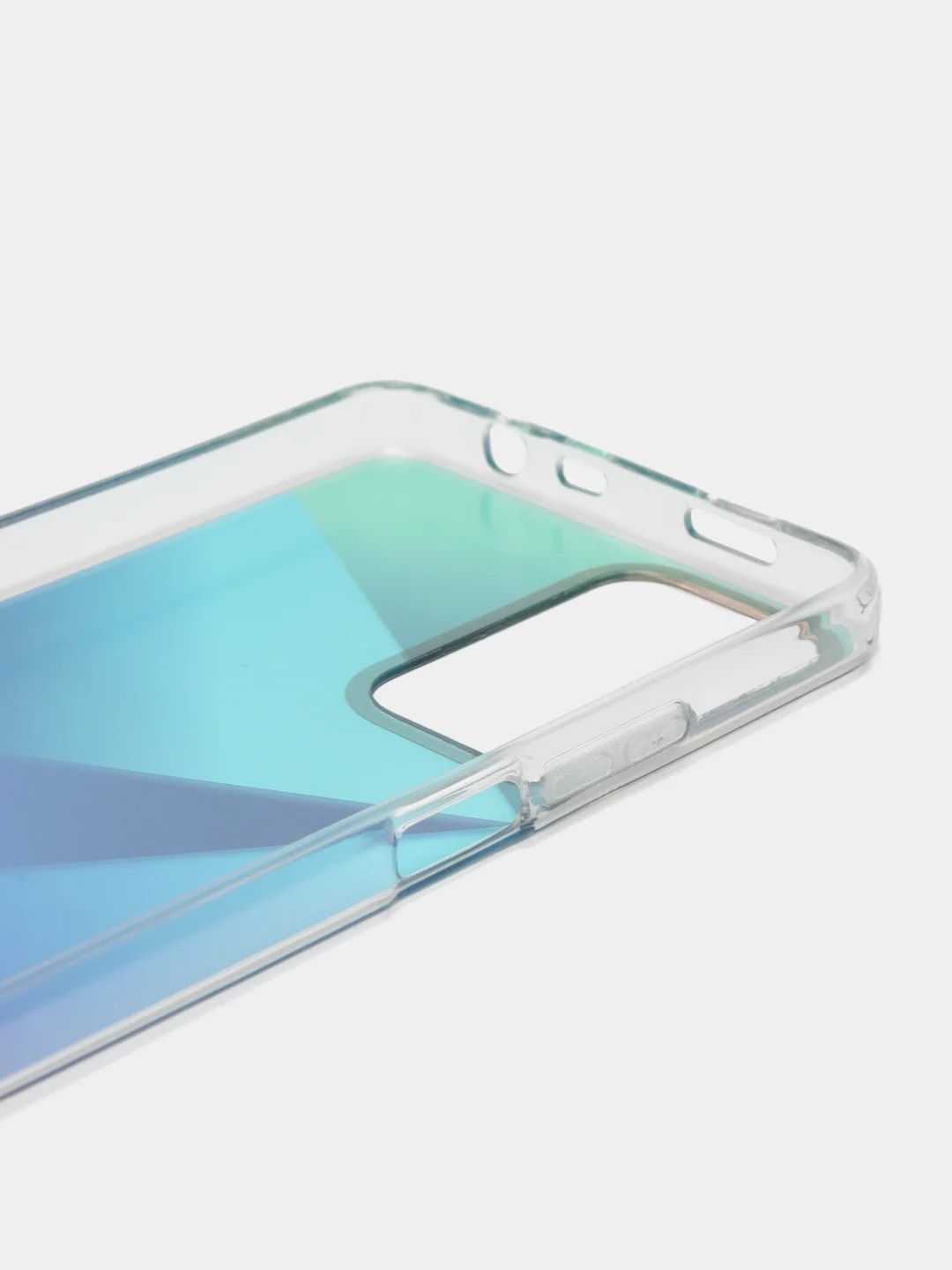 Синий чехол силиконовый для Note 11 Pro, с рисунком, из органического стекла