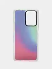 Индиго силиконовый чехол Mi 11t рисунком,из органического стекла