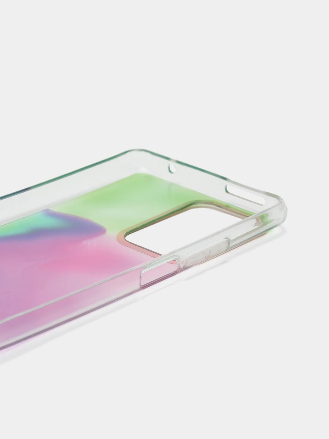 Розовый силиконовый чехол Mi 11t рисунком,из органического стекла