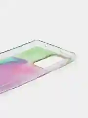 Розовый силиконовый чехол Mi 11t рисунком,из органического стекла