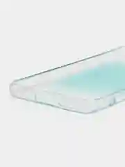 Бирюзовый силиконовый чехол Mi 11t рисунком,из органического стекла