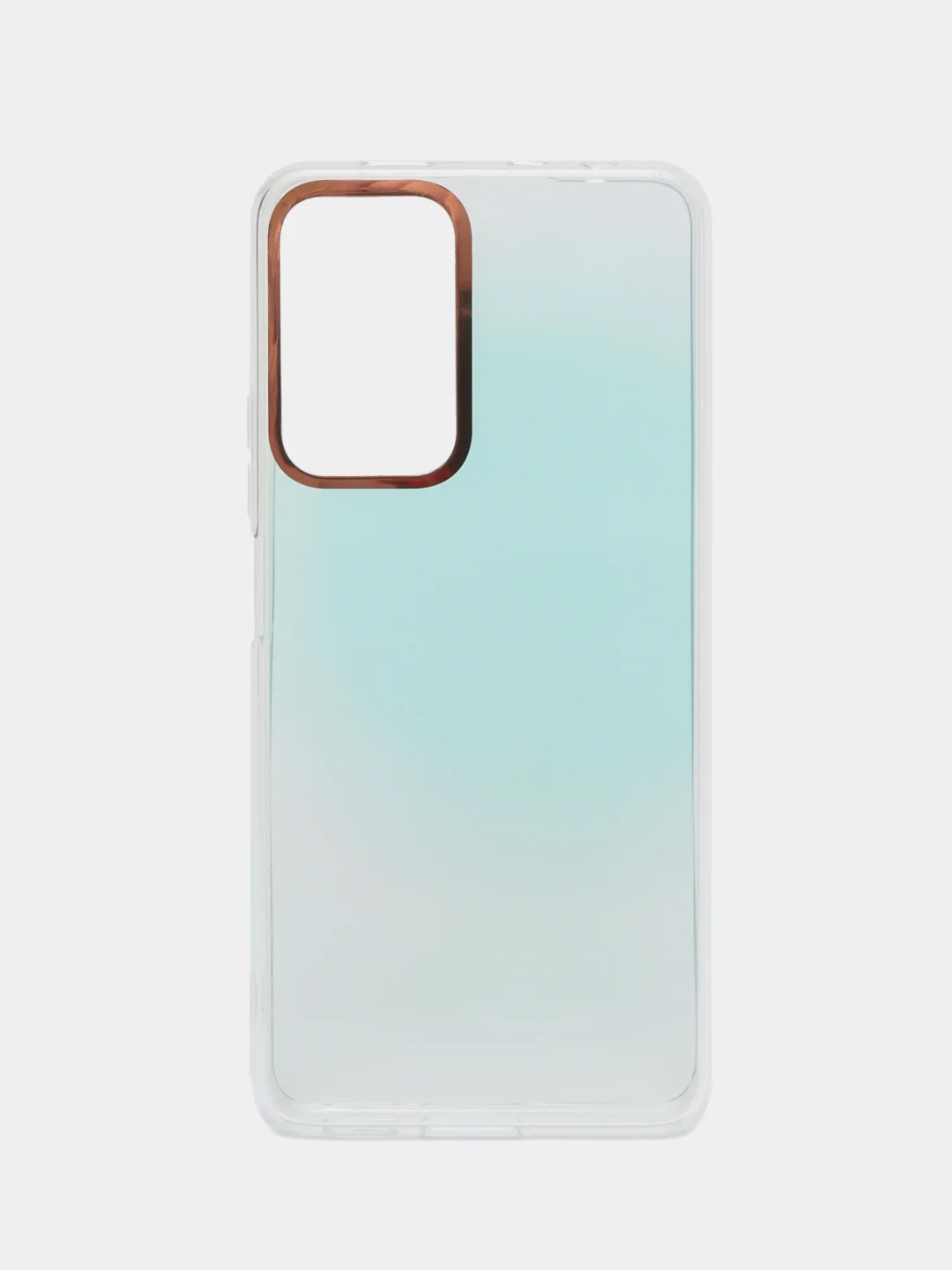 Бирюзовый чехол силиконовый для Note 11 Pro, с рисунком, из органического стекла