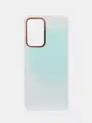 Бирюзовый чехол силиконовый для Note 11 Pro, с рисунком, из органического стекла
