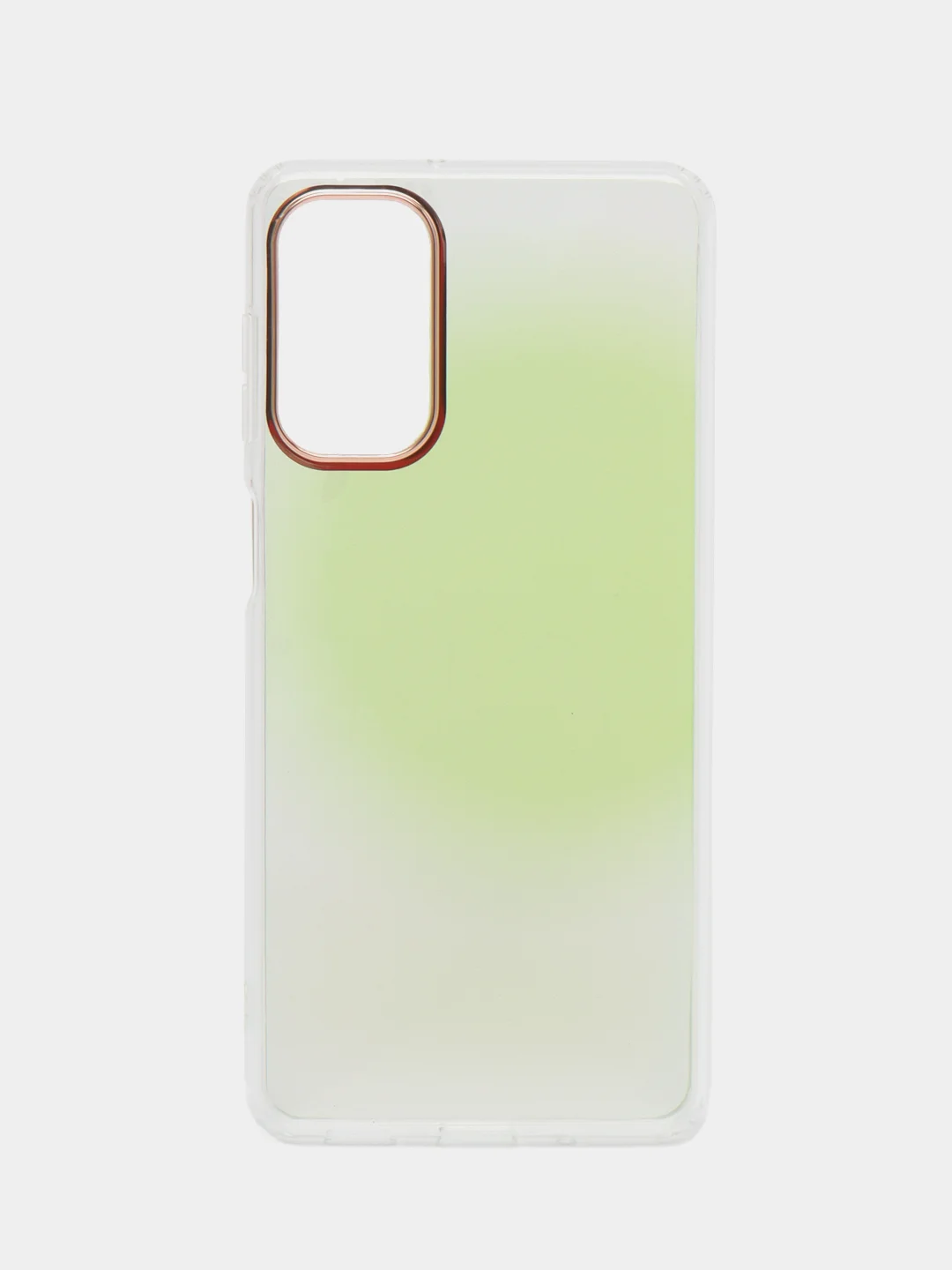 Лайм силиконовый чехол Samsung M52 рисунком,из органического стекла