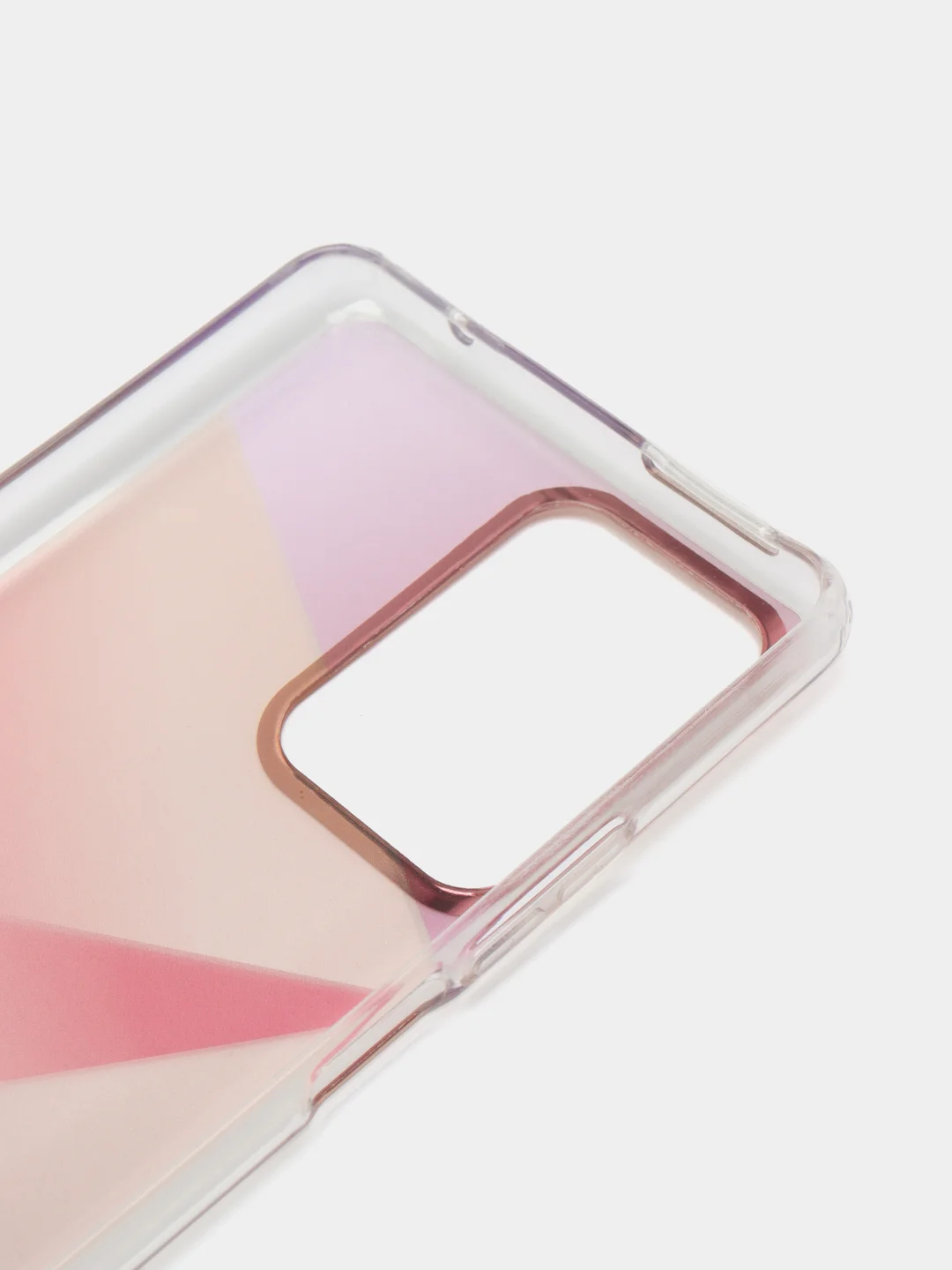 Розовый силиконовый чехол Mi 11t рисунком,из органического стекла