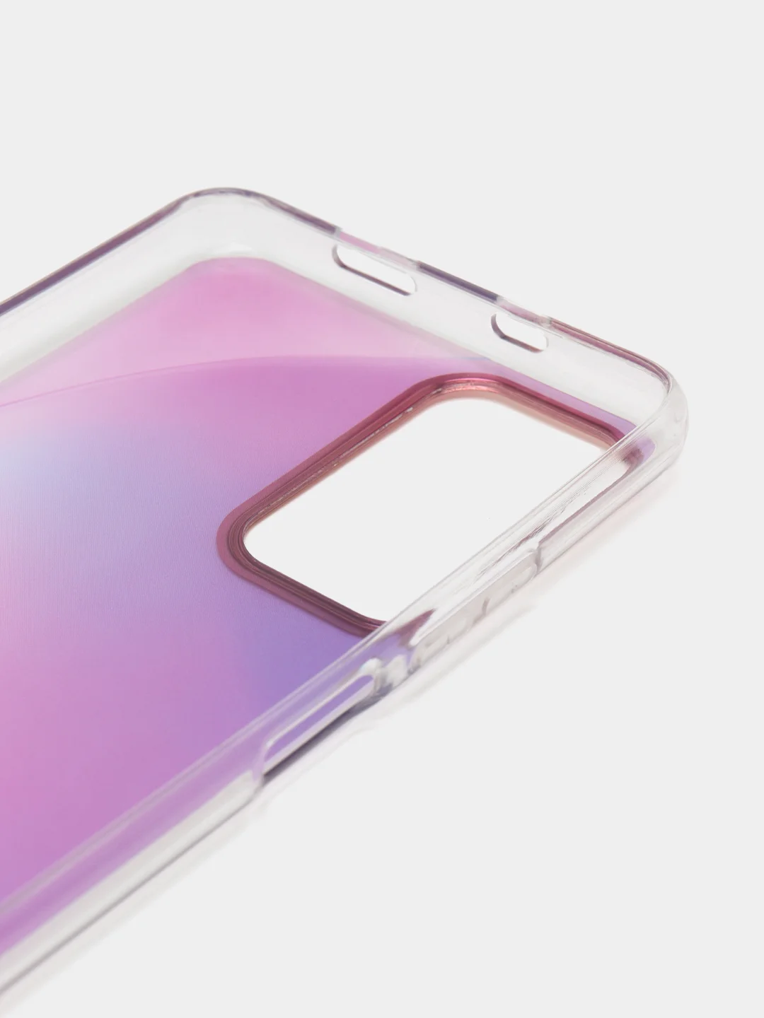 Лавандовый чехол силиконовый для Note 11, с рисунком, из органического стекла