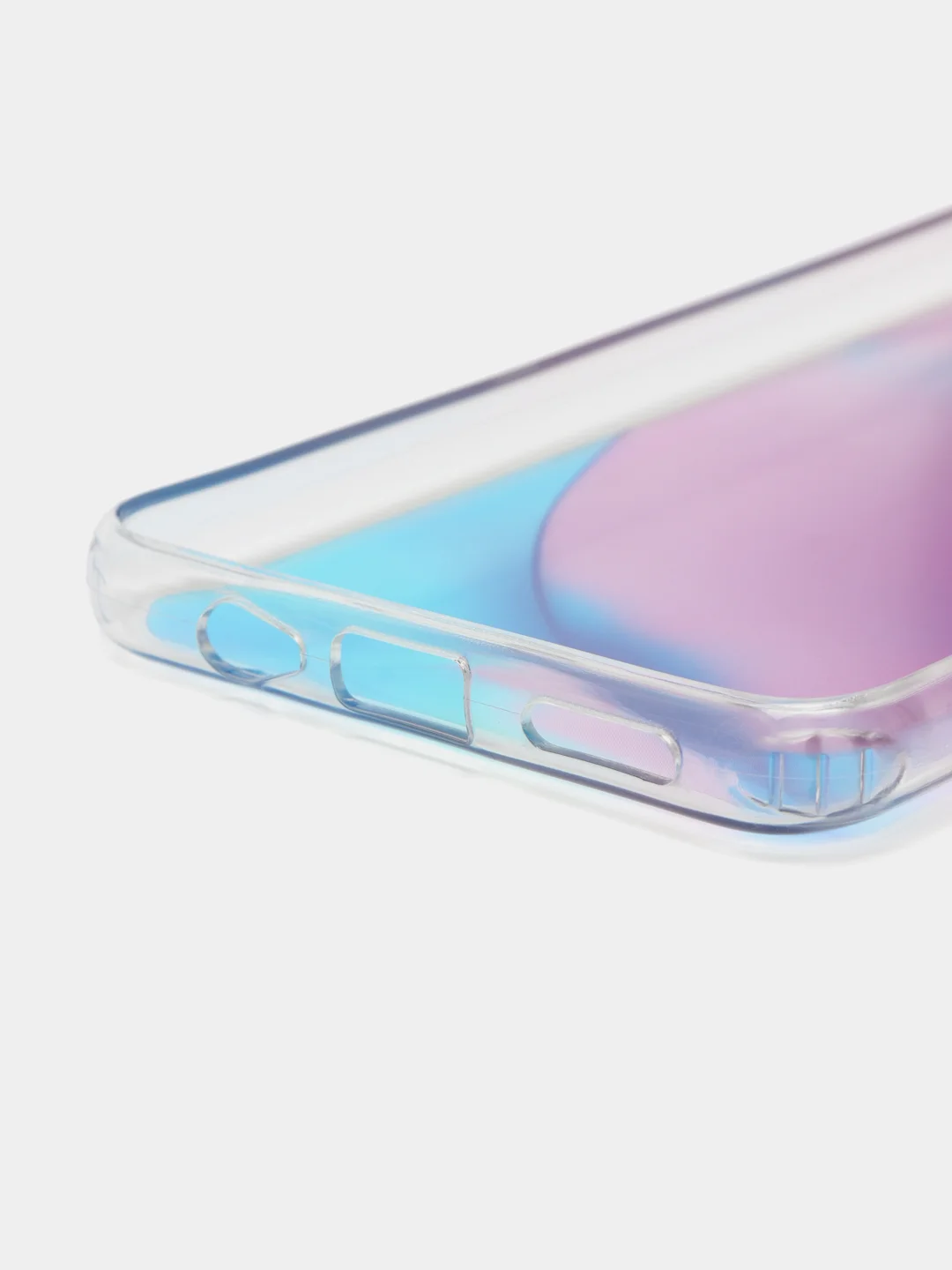 Лавандовый чехол силиконовый для Note 11, с рисунком, из органического стекла