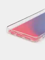 Индиго чехол силиконовый для Note 11, с рисунком, из органического стекла