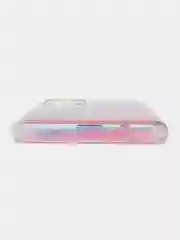 Индиго чехол силиконовый для Note 11, с рисунком, из органического стекла