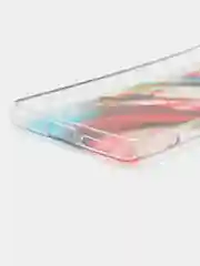 Алый силиконовый чехол Mi 11t рисунком,из органического стекла