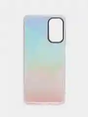 Конфетный силиконовый чехол Samsung M52 рисунком,из органического стекла