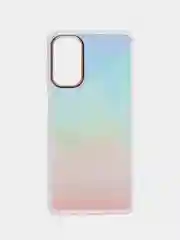 Конфетный силиконовый чехол Samsung M52 рисунком,из органического стекла