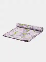Фиолетовый отрез ткани перкаль "Цветы", 50*70 см