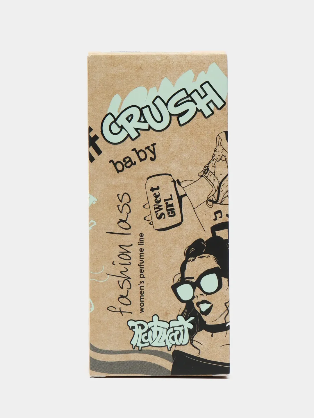 Бирюзовый туалетная вода женская "CRUSH baby" духи, 55 мл