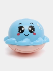 Игрушка для ванной "Осьминог-фонтанчик", с фонтаном и LED-подсветкой