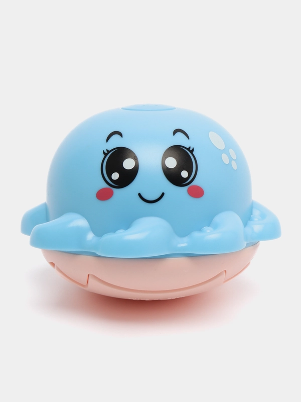 Игрушка для ванной "Осьминог-фонтанчик", с фонтаном и LED-подсветкой
