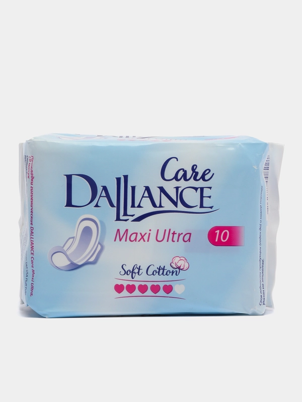 Прокладки гигиенические DALLIANCE Care Maxi Ultra, 10 шт